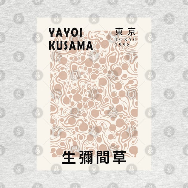 Yayoi Kusama Art Exhibition Design, Japanese Art, Canvas Print Men Women Tshirt Sticker by VanillaArt